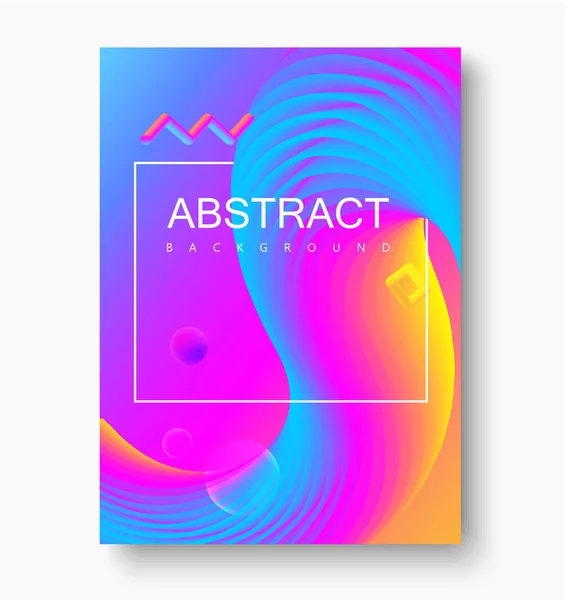 Kreativer Hintergrund mit abstrakten bunten Mustern. — Stockvektor