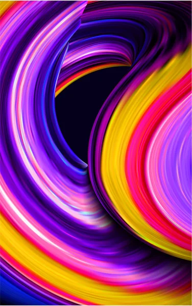 Fundo abstrato criativo com design de pincel colorido . — Vetor de Stock