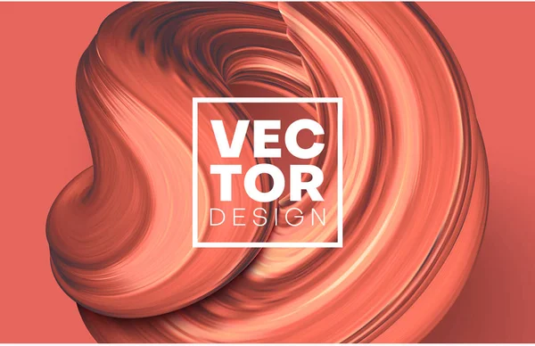 Fundo rosa criativo com design brushstroke abstrato . — Vetor de Stock