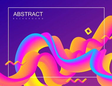 Soyut neon spektrum renkli yaratıcı mor arka plan 