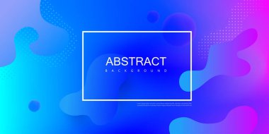 Çerçeve ve soyut patt ile mavi ve mor spektrum arka plan