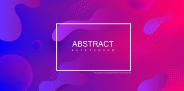 Çerçeve ve soyut patt ile mor ve pembe spektrum arka plan