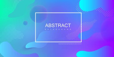 Çerçeve ve soyut patt ile mor ve mavi spektrum arka plan