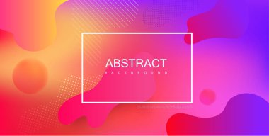 Çerçeve ve soyut desenli renkli spektrum arka planı.