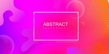 Çerçeve ve soyut desenli pembe spektrum arka plan.