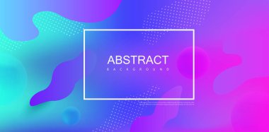 Çerçeve ve soyut patt ile mavi ve mor spektrum arka plan