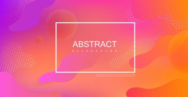 Çerçeve ve soyut desenli renkli spektrum arka planı.