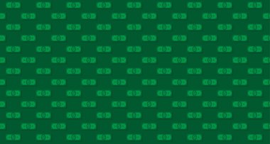 Dolar banknotlar desen ile para veya finans yeşil arka plan.