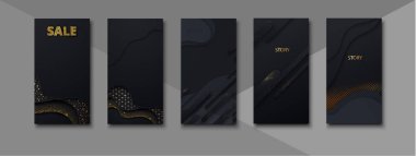 Trendy editable instagram hikayeleri şablonları. Sosyal medya çerçeveleri