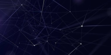 Parlak ağ patter ile Mavi soyut iletişim arka plan