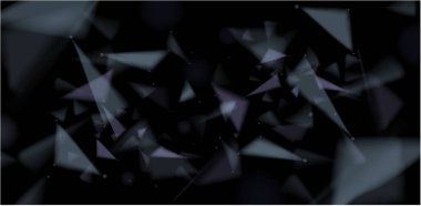 Black abstract background with blurred geometric pattern.