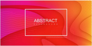 Çerçeve ve soyut desenli kırmızı spektrum arka planı.