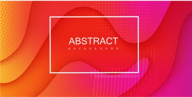 Çerçeve ve soyut desenli kırmızı spektrum arka planı.