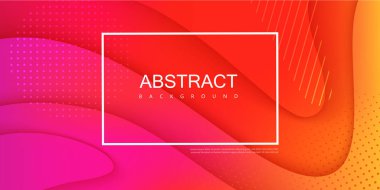 Çerçeve ve soyut desenli kırmızı spektrum arka planı.