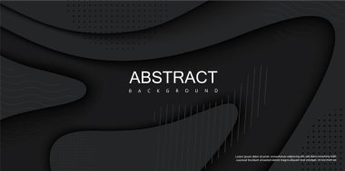 Soyut geometrik desenli siyah arka plan.