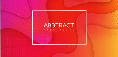 Çerçeve ve soyut desenli kırmızı spektrum arka planı.