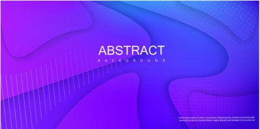 Soyut geometrik patt ile mavi ve mor spektrum arka plan