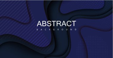 Soyut geometrik desenli mavi arka plan.