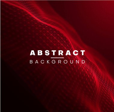 Kırmızı yüzeyli soyut dijital arka plan, ağ dokusu.