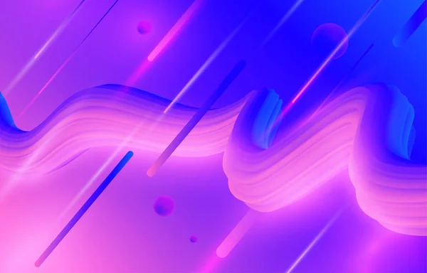 Fundo azul e roxo com padrão pintado abstrato . — Vetor de Stock