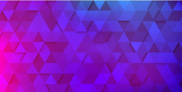 Анотація фіолетового плаката з геометричним візерунком трикутників . — стоковий вектор