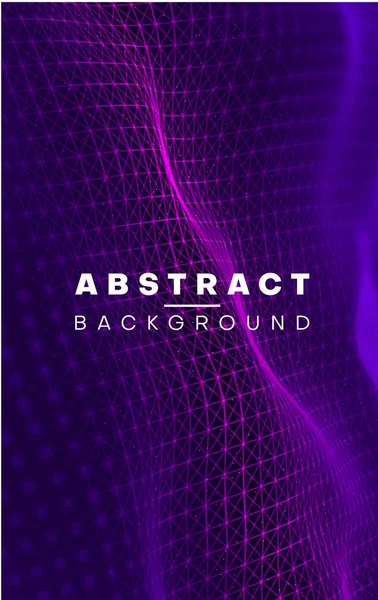 Mor spektrum yüzeyi ile soyut dijital arka plan, neon n