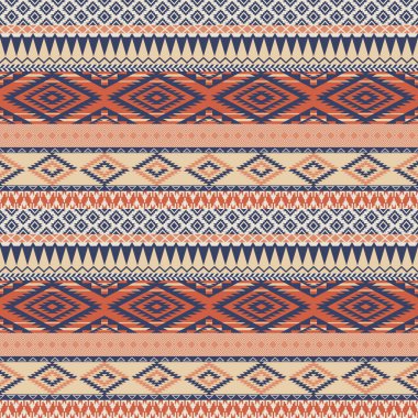 Vintage yerli amerikan tarzı duvar kağıdı vektör dikişsiz desen