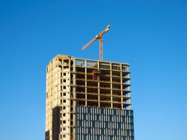 Vinç Belgrad, Sırbistan'da şantiyede.