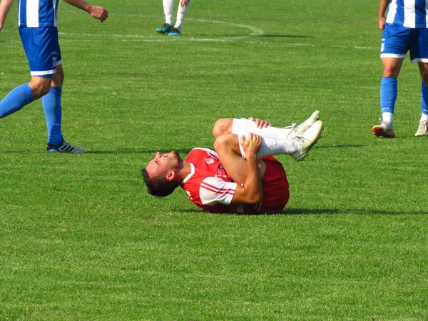 Belgrade Serbia October 2019 Serbian League Football Match Imt Ofk — Stock Photo, Image