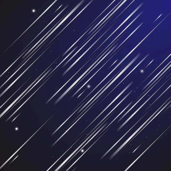 Дизайн Абстрактной Падающей Звезды Фоне Ночного Неба — стоковый вектор