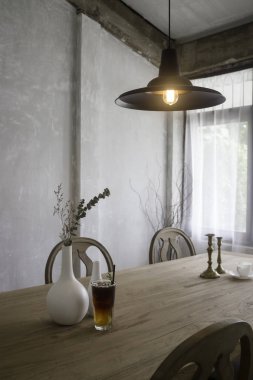 Buzlu şeftali içki, stok fotoğraf ile siyah kahve