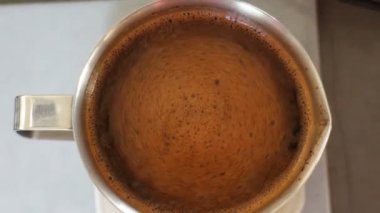 Tay çay temel üstten görünüm, Stok görüntüleri üzerinde kaynar