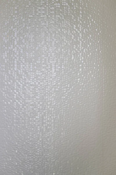 Weiße Mosaik Wand Hintergrund Textur — Stockfoto