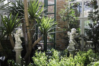 Dış dekorasyon yeşil eko çevre tarzı