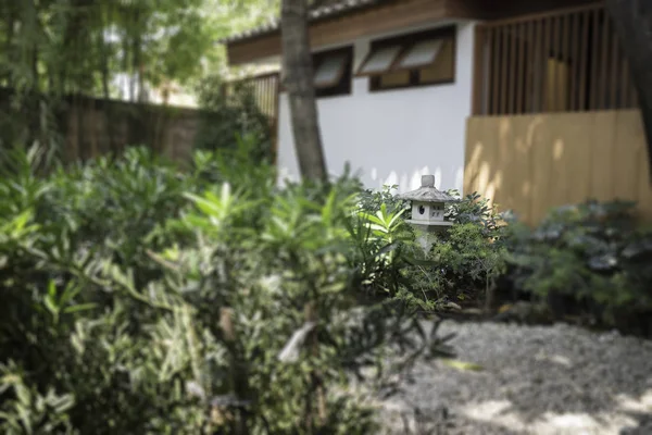Mały ogród skalny w stylu japońskim — Zdjęcie stockowe