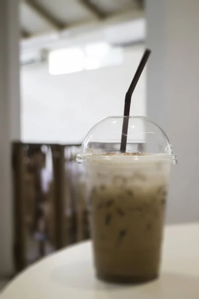 Bebida de desayuno con café helado moca —  Fotos de Stock