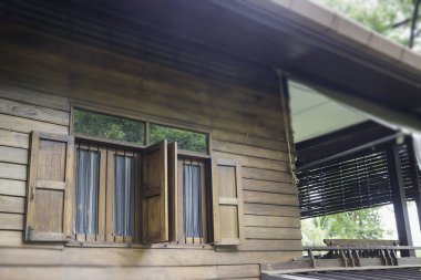 Güzel Tay vintage tarzı ev ve tropikal bahçe