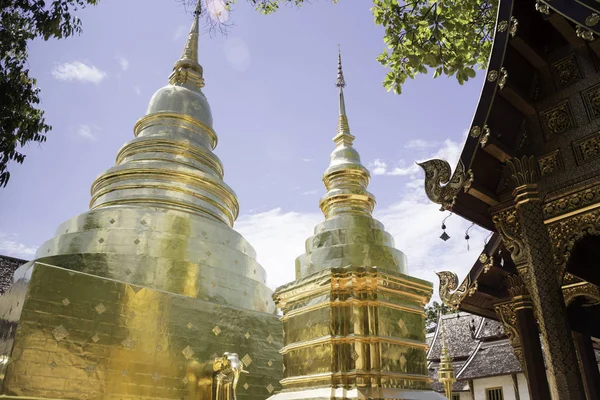 Wat Phra Singh Temple em Chang Mai, Tailândia — Fotografia de Stock