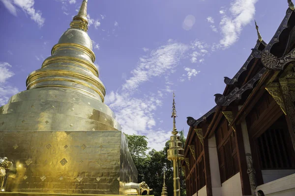 Wat Phra Singh Temple i Chang Mai, Thailand — Stockfoto
