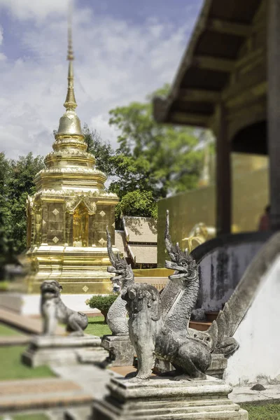 チャンマイのワットプラシン寺院, タイ — ストック写真