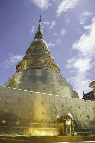 Temple Wat Phra Singh à Chang Mai, Thaïlande — Photo