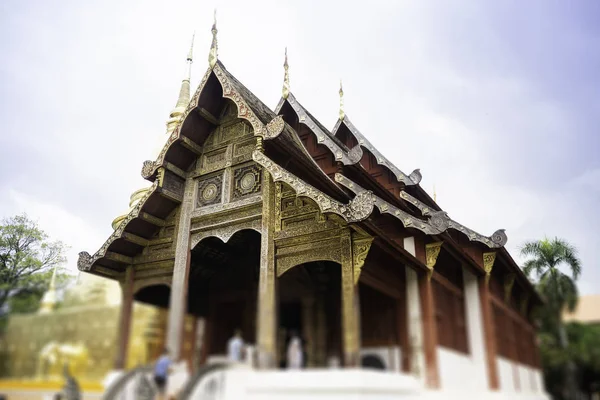 Wat Pra Singh beautiful temple in Chiang Mai, Thailand — ストック写真