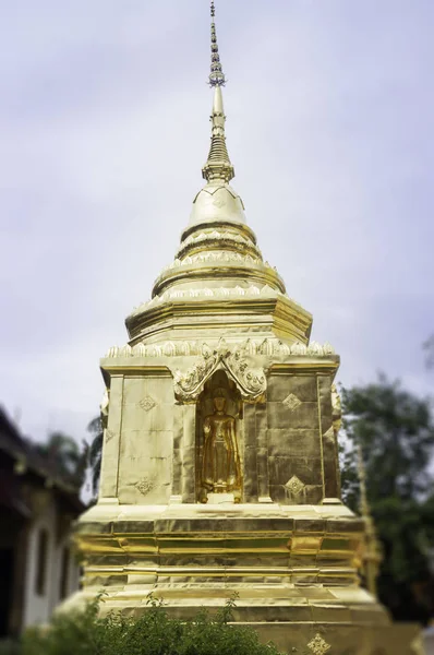 Wat pra singh schöner Tempel in chiang mai, Thailand — Stockfoto