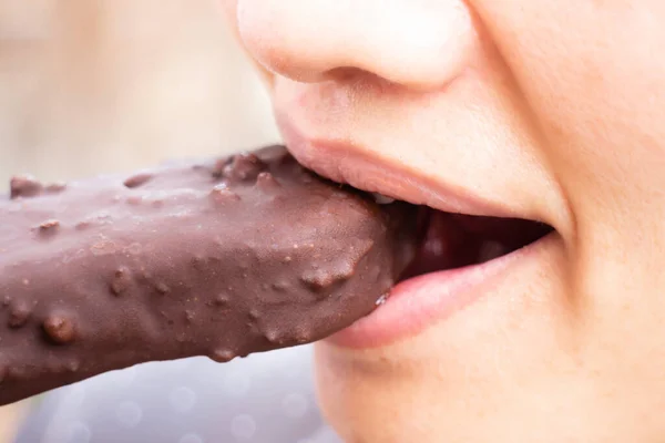 Summer Sweet Chocolate Icecream Bar Stock Photo Stock Image