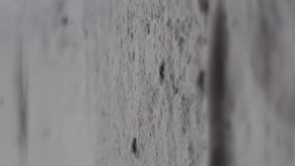 Szary Jasny Grunge Ściany Tekstury Materiał Dowodowy — Wideo stockowe