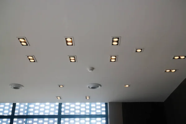 Cabin interior of high ceiling, stock photo