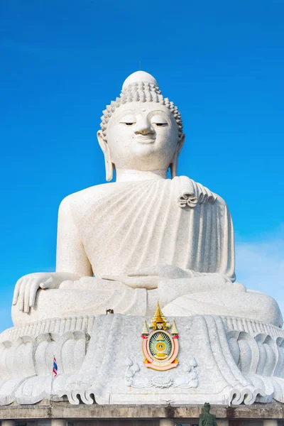 Άγαλμα Πετρών Γιγαντιαίο Big Βούδα Υψηλή Κορυφή Λόφου Πουκέτ Ταϊλάνδη — Φωτογραφία Αρχείου