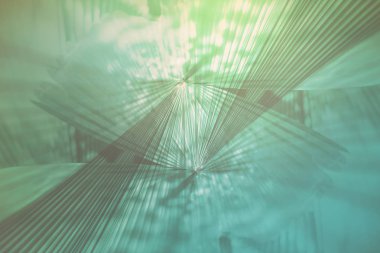 Soyut simetri sanat doğal desen boho stili