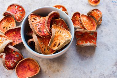 Bael meyve Asya tedavi bitkisel çay Matum kurutulmuş