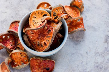 Bael meyve Asya tedavi bitkisel çay Matum kurutulmuş